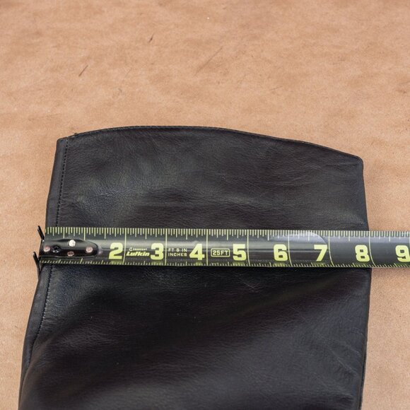 Vince Camuto Women Liliena Black Wide Calf Leather Fashion Knee Boots sz 11 - Picture 7 of 10